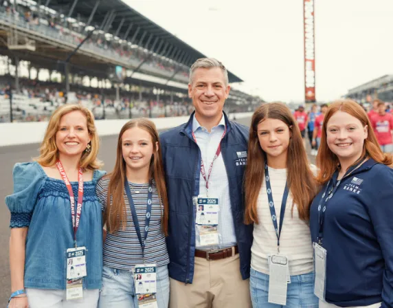Senator Banks with family